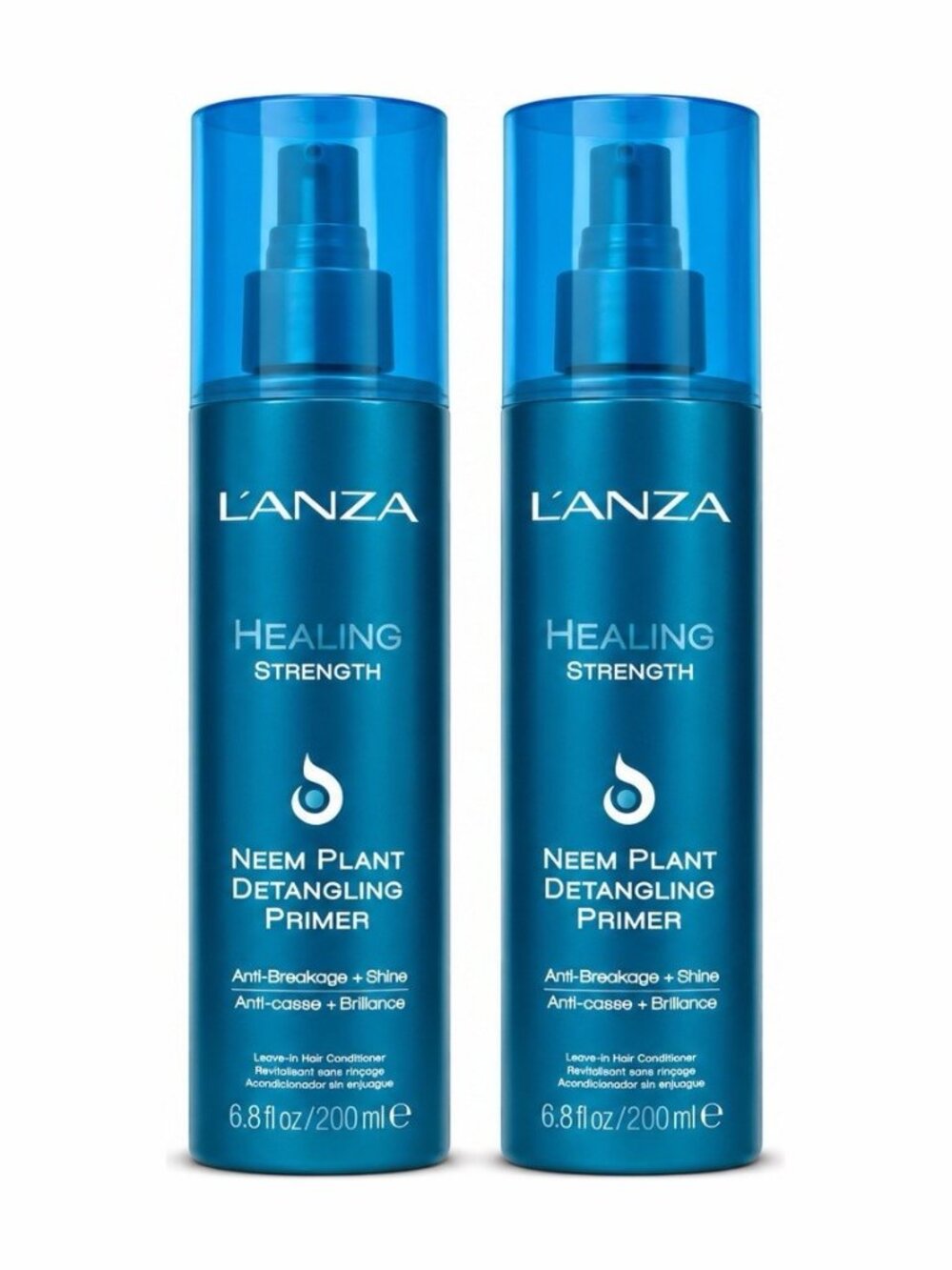 L’ANZA Healing Strength Neem Plant Detangling Primer 6.8 fl oz Duo Pack